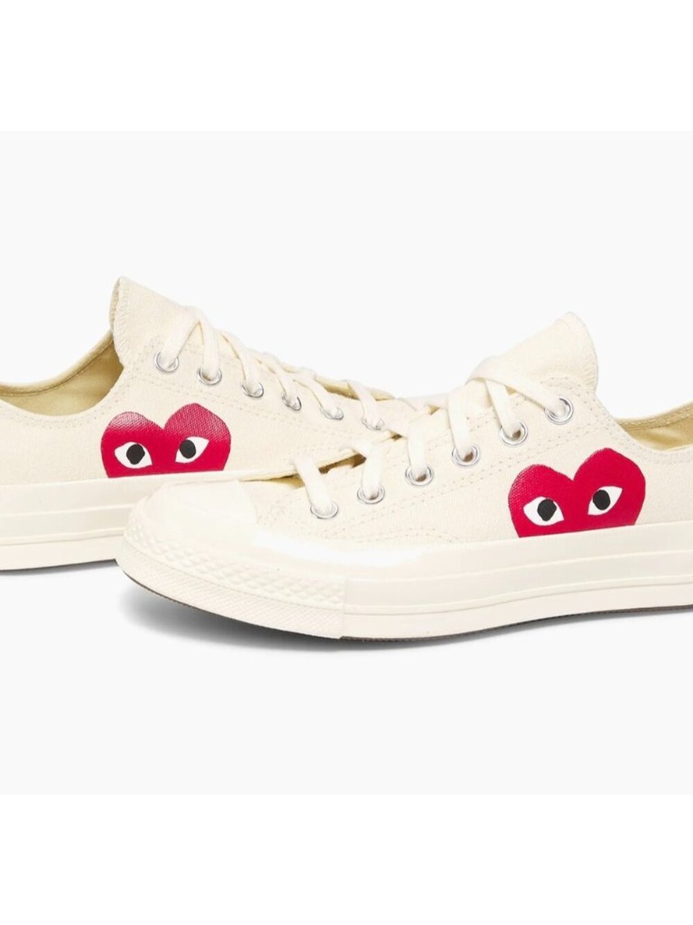 Comme des Garçons PLAY x Converse Women Chuck Taylor All Star Sneakers sz 9